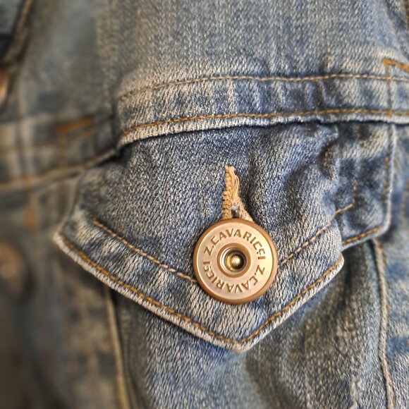 Z CAVARICCI JEAN JACKET SZ 14 - Picture 2 of 4